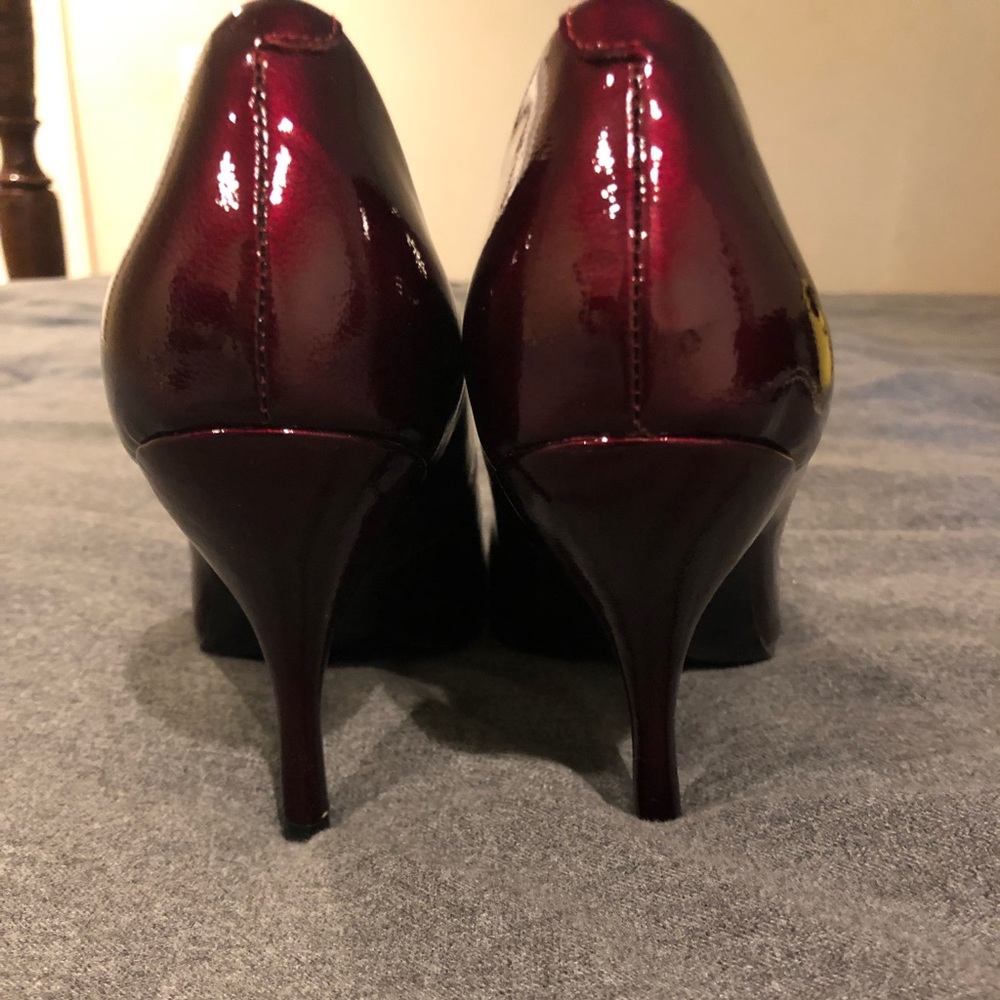 Bcbg Generation Ruby Red Peep Toe Pump - image 3